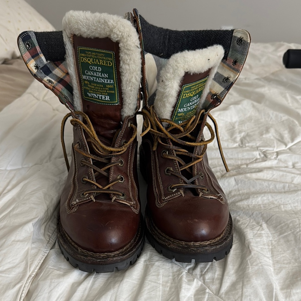 Dsquared Brown Winter Boots